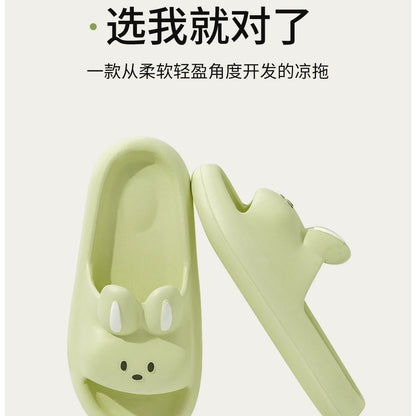 Pillow Rabbit Slippers for Women & Men – Comfy House Slides & Shower Sandals with Cushioned Thick Sole