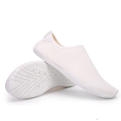 Solid Color Unisex Quick-Drying Aqua Sneakers - Children’s Swimming & Beach Water Shoes, Barefoot Shoes for Women