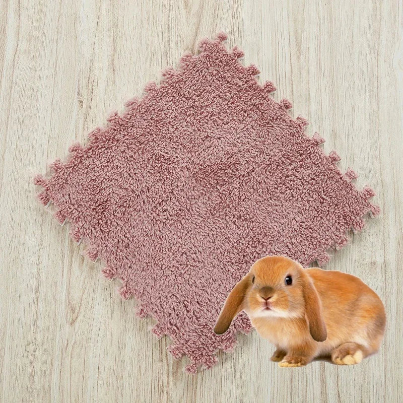 4/10PCS Waterproof Cage Liners – Anti-Slip Absorbent Bedding Mats for Rabbits, Guinea Pigs & Small Pets