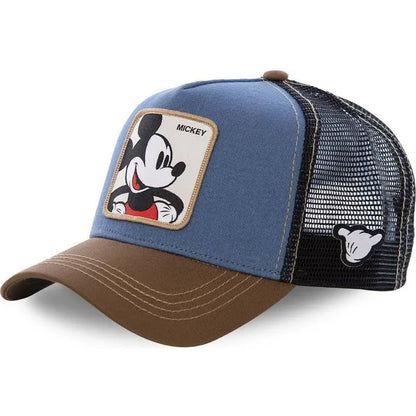 Anime Bunny TAZ DUCK Snapback Cap – Cotton Baseball Hat for Men & Women, Hip Hop Dad Mesh Trucker Cap