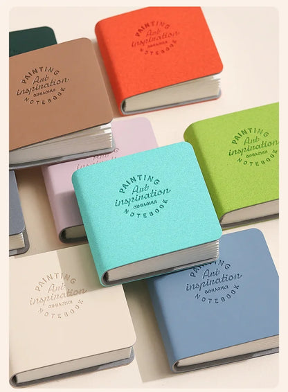 3Pcs Mini Square Watercolor Sketchbook Set – Thick Paper Drawing & Painting Books for Art & Relaxation