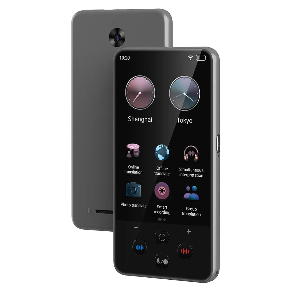 S85 Pro Language Translator Device – 138 Languages, 4-Inch Screen, Offline Voice & Video Translation, 8GB Storage, 2000mAh Battery