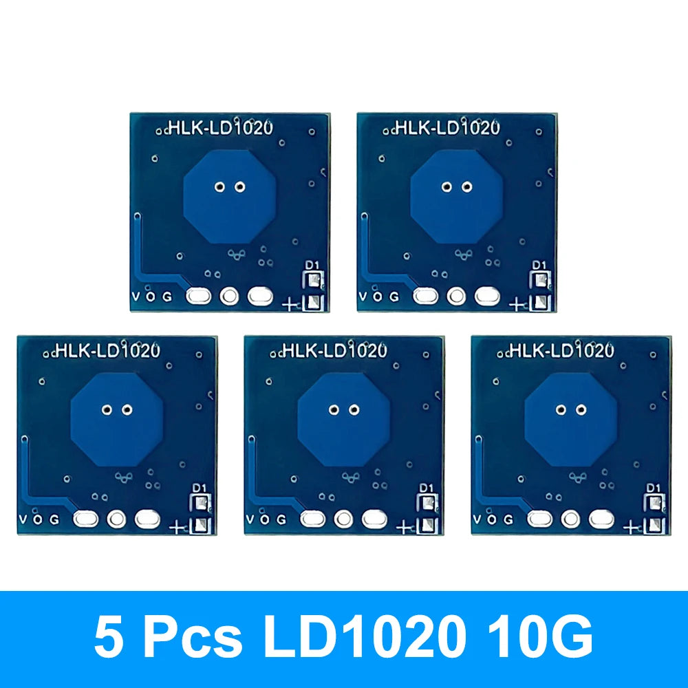 10/5/1PCS LD1020 Intelligent Microwave Radar Sensor – Low Power Micro Motion Human Presence Detection Module