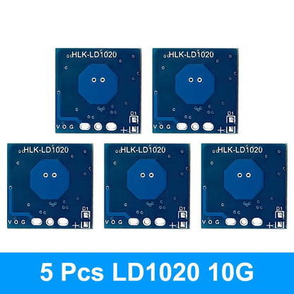 10/5/1PCS LD1020 Intelligent Microwave Radar Sensor – Low Power Micro Motion Human Presence Detection Module
