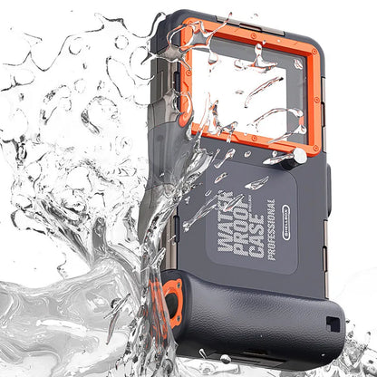 Waterproof Phone Case - 15m Diving Protective Housing with Lanyard for iPhone & Samsung Phones up to 6.8"