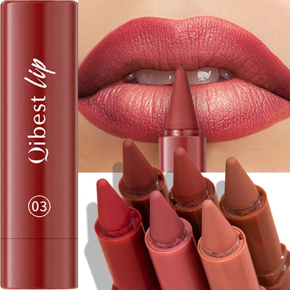 Twist-Up Lip Liner & Lipstick Pen – Multipurpose Velvet Matte Waterproof Lip Contour & Powder Blusher Rouge Makeup