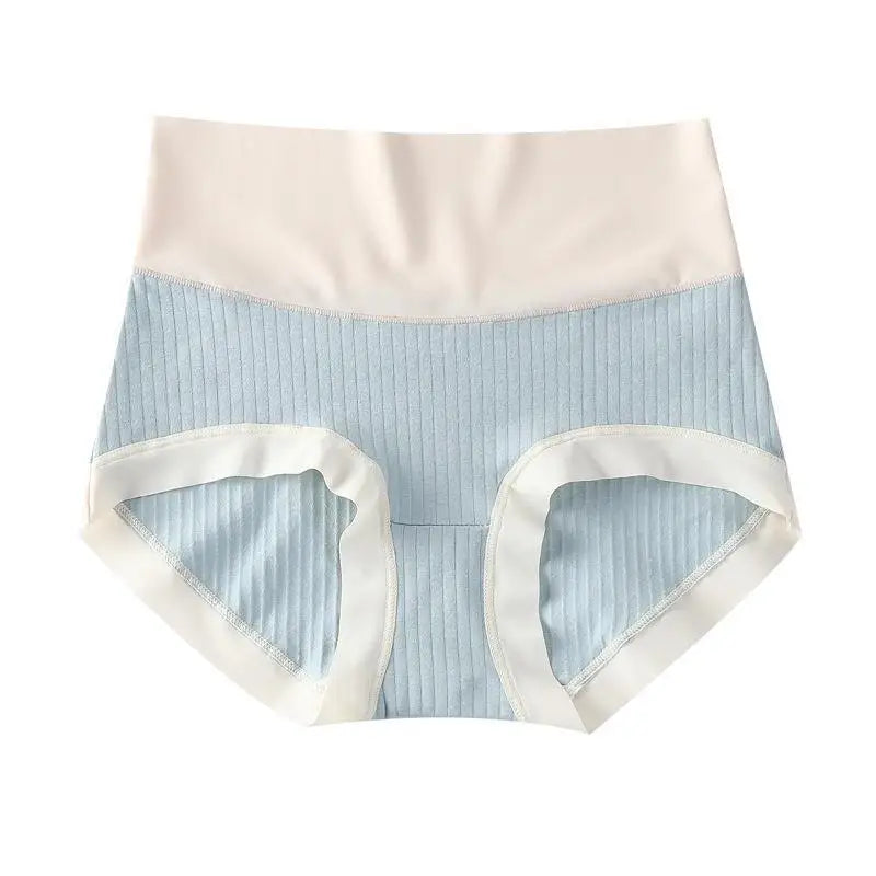Seamless High-Waist Cotton Panties for Women – Invisible Ice Silk Underpants, Plus Size Lingerie Briefs