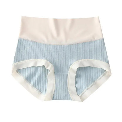 Seamless High-Waist Cotton Panties for Women – Invisible Ice Silk Underpants, Plus Size Lingerie Briefs
