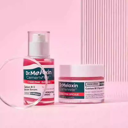 Dr.Melaxin Calcium B12 Pink Spicule Serum Cream – Dark Spot Lightening, Pore Minimizing, Wrinkle Reduction & Skin Elasticity Care