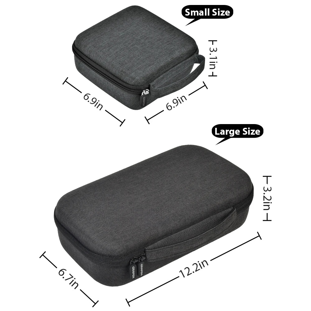 Travel Sunglasses Organizer Case for Quay Polarized Sunglasses – Men & Women Trendy Sunglass Storage Holder (Bag Only)