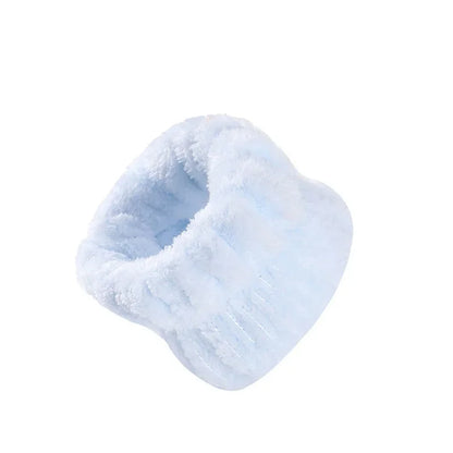 Microfiber Wrist Washband – Absorbent Wrist Sweatband Scrunchies for Women, Face Wash Towel Band, Headband Accessory