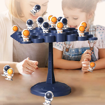 Kids Balance Tree Board Game – Astronaut & Frog Tabletop Toy for Parent-Child Fun & Party Play