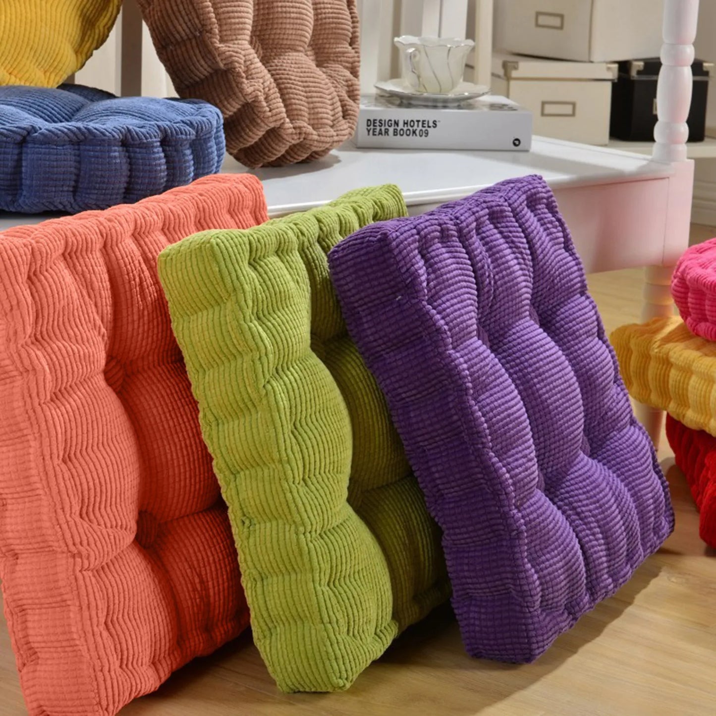 Soft Square Corncob Tatami Seat Cushion for Office Chair, Sofa, Home Floor Decor & Outdoor Use - Knee Pillow & Textile Mat
