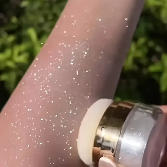 Sparkling Fairy Powder Highlighter – Shimmering Contour & Blush for Brightening and Defining Features