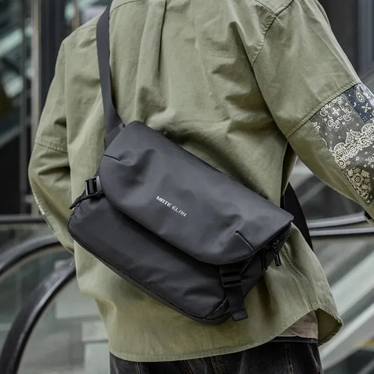 Waterproof Messenger Bag for Men – Multi-Function Anti-Theft Crossbody Sling Bag for Travel and Business