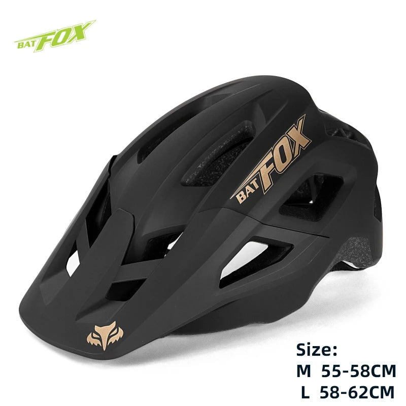 BATFOX Men's Cycling Helmet – MTB Mountain Bike Racing Helmet, Speedframe Casco para Bicycle