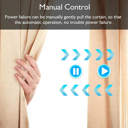 Tuya ZigBee Battery-Powered Electric Curtain Motor – Wireless, Automatic, SmartLife App Remote, Works with Google Home