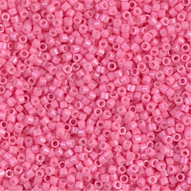 Miyuki Delica 11/0 Seed Beads - Glazed Luster Glass Beads for DIY Jewelry Making