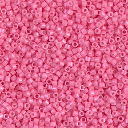 Miyuki Delica 11/0 Seed Beads - Glazed Luster Glass Beads for DIY Jewelry Making