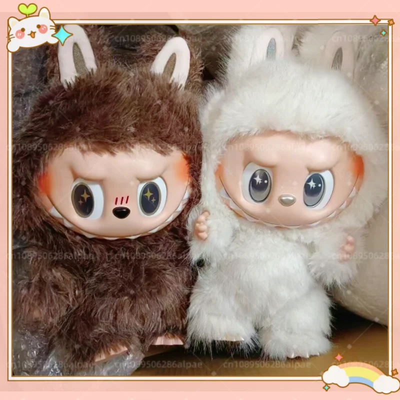 38cm Labubu Zimomo Angel Vinyl Figure – Creative DIY Monster Pendant Toy Gift