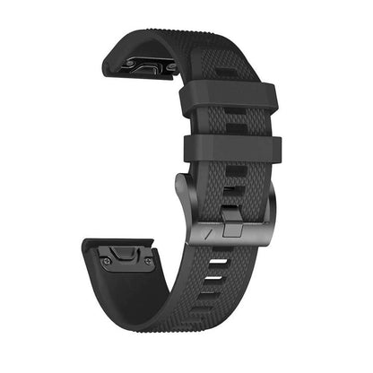 Fenix7 QuickFit Silicone Watch Strap 22mm–26mm – Replacement Band for Garmin Fenix 5/5X/6/6X/7/7X/8, Epix Pro, Enduro 2/3