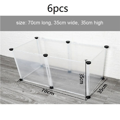 DIY Foldable Pet Playpen – Combined Cage Yard Fence for Dogs, Cats, Kittens, Rabbits, Guinea Pigs, Bunnies & Hedgehogs