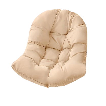 Luxury Hanging Chair Cushion - Thickened Ergonomic Polyester Seat Pad for Indoor & Outdoor Comfort