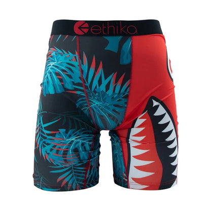 ETHIKA Men's Boxer Shorts - Breathable Sexy Trunks Underwear Plus Size S-3XL Swimming Style Briefs
