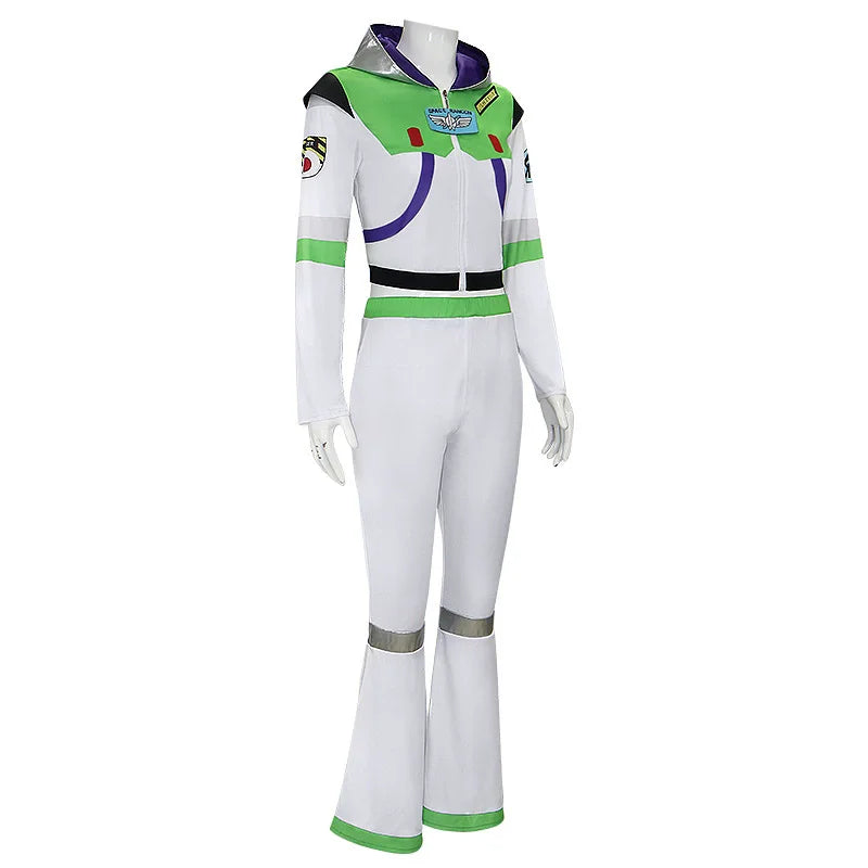Buzz Lightyear Cosplay Costume - Headwear & Jumpsuit Halloween Carnival Party Outfit