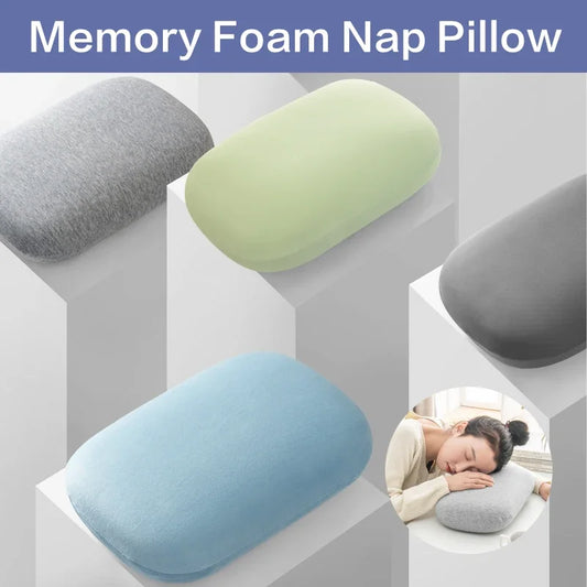 Multifunction Memory Foam Neck Pillow – Slow Rebound Soft Travel Pillow for Sleeping, Cervical Support & Massage