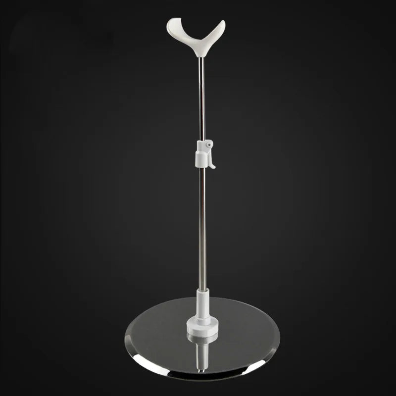 Adjustable Stainless Steel Doll Stand — 1/3, 1/4, 1/6 Universal Display Holder for BJD Dolls