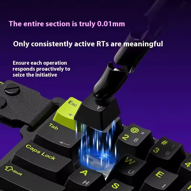 FURYCUBE M30HE Mechanical Gaming Keyboard - Magnetic Switch, 8K Polling, 0.1ms Rapid Trigger, RGB & Hot-Swap Design