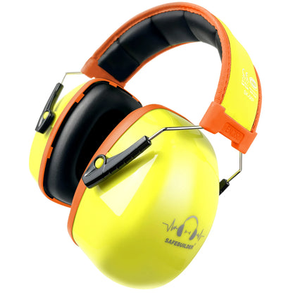 Adjustable Noise Reduction Ear Muffs NRR 28dB – SK-06P Hearing Protection Ear Defenders for Work, Mowing & Industrial Use