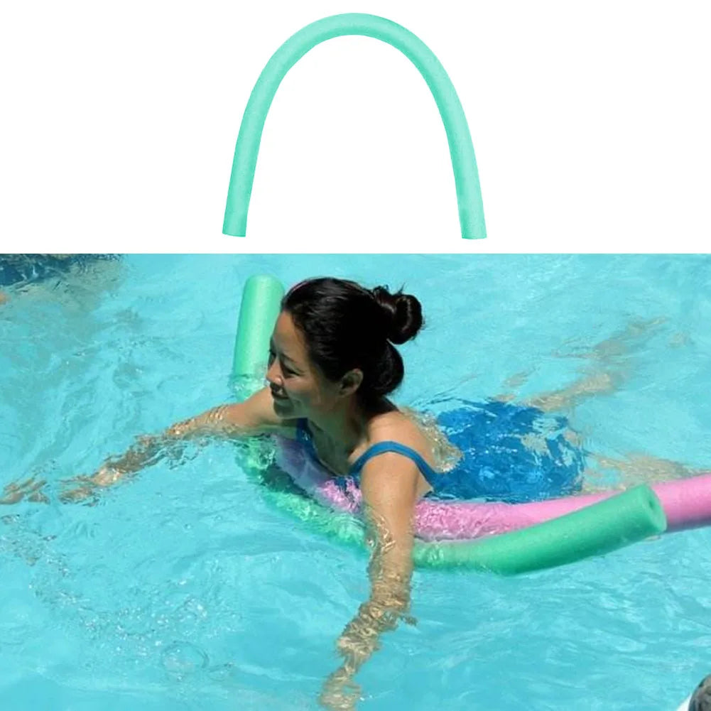 Swimming Pool Noodle Stick — Colorful Foam Buoyancy Aid for Kids & Adults, Swimming Float Accessory