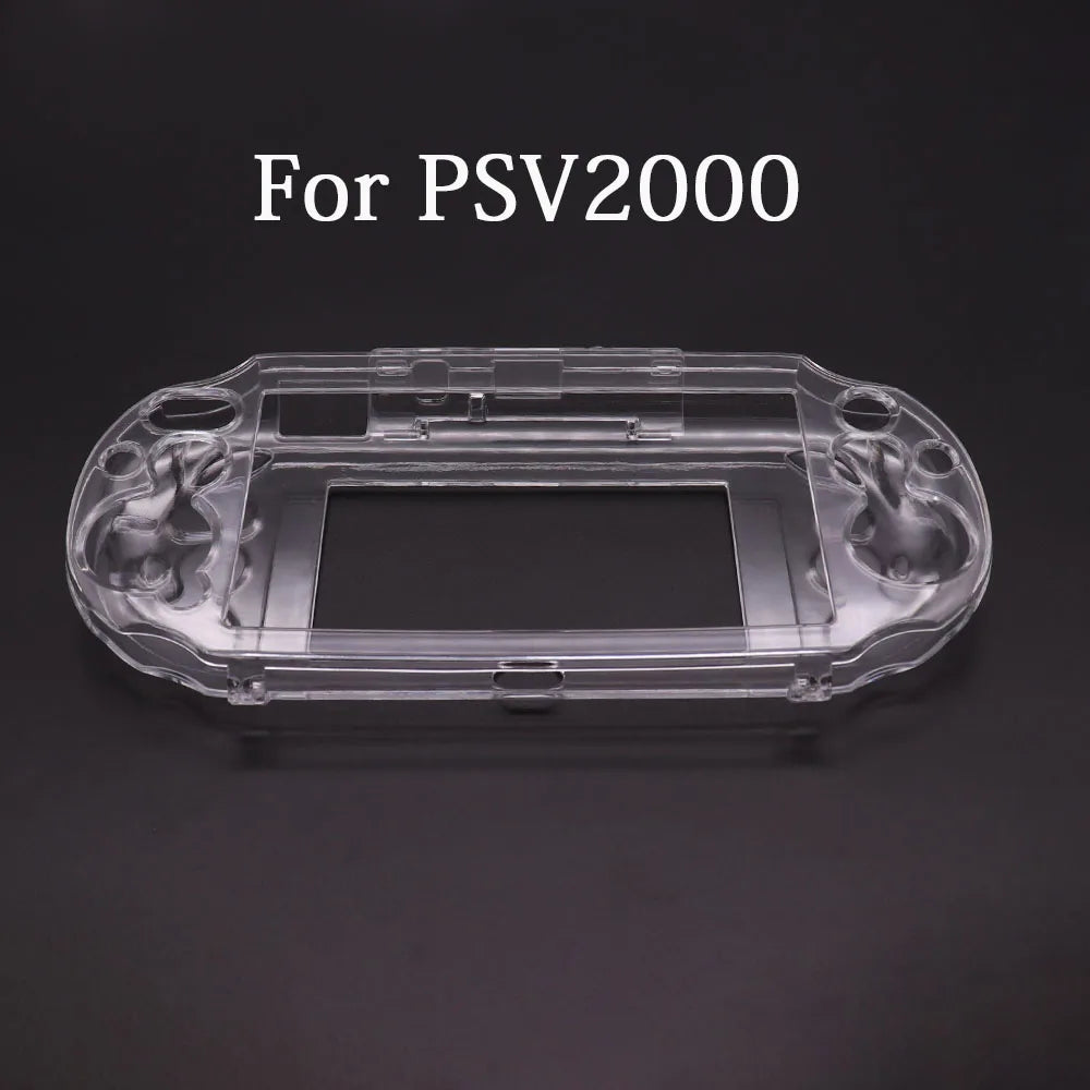 Clear Crystal Hard Shell Case for PS Vita & PSP | Transparent Protective Cover for PSV 1000/2000/3000