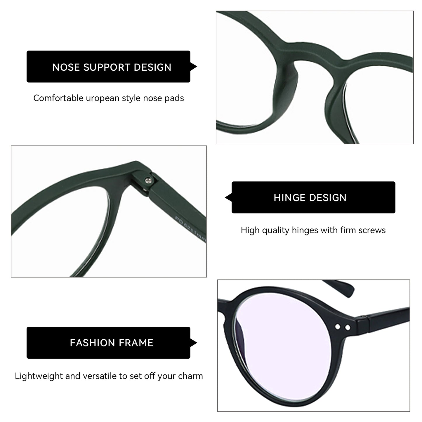 ZENOTTIC 2025 Retro Reading Glasses – Anti-Blue Light Blocking Eyeglasses for Women & Men, Diopter 0 to 4.0