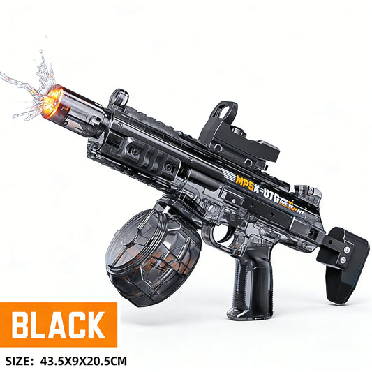 Electric Water Gun Toy - Automatic Sensor Light Recoil Simulation Outdoor Beach Toy for Kids