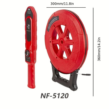 Noyafa Pip Iron Pipe Blockage Detector: 20M Line Diagnostic Tool for Pipeline Blocking - Plumbers Instrument for Clogging Scanner