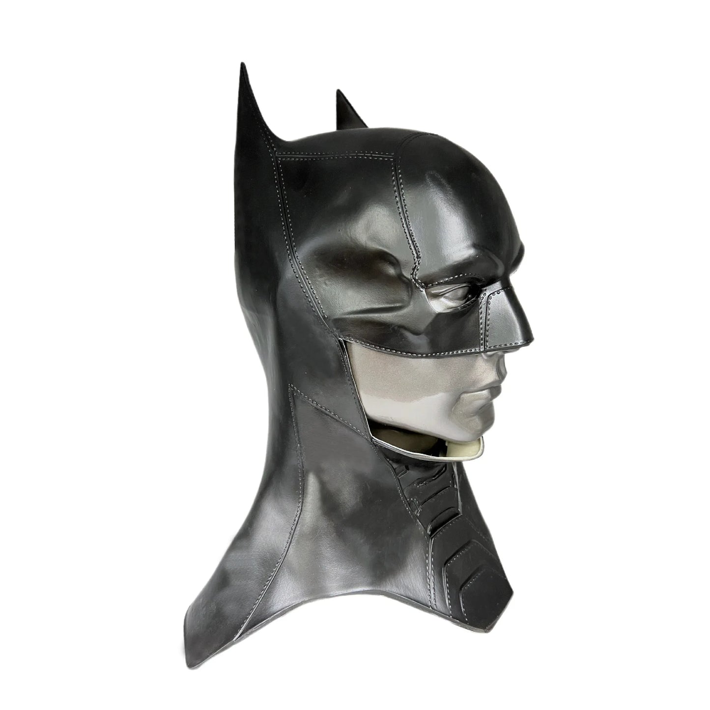 Cafele 2022 Batman Cosplay Costume for Men – Bruce Wayne Halloween Outfit with Black Latex Masquerade Mask