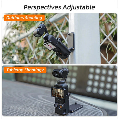 Magnetic Clip Mount for DJI Osmo Pocket 3 – Vlog, Cycling & Tabletop Camera Holder Accessory