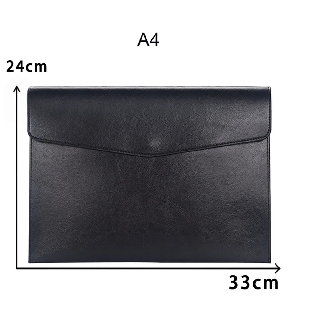 Leather Document Organizer – File Folder, Passport & Card Holder, School & Contract File Bag