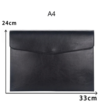 Leather Document Organizer – File Folder, Passport & Card Holder, School & Contract File Bag