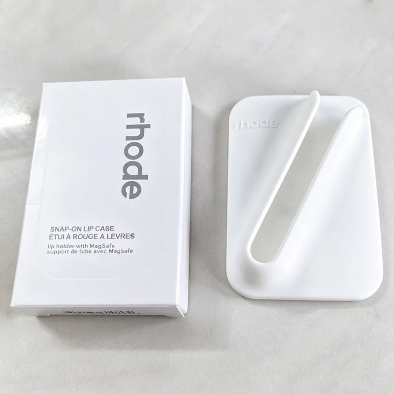 RHODE Magnetic Lip Case - MagSafe Compatible iPhone Cover with Lip Gloss Holder for iPhone 17 Air 16 15 14 13 12 11 Pro Max