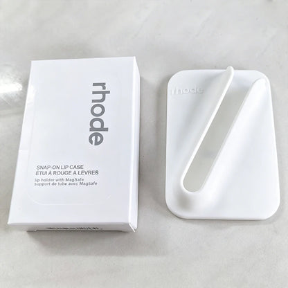RHODE Magnetic Lip Case - MagSafe Compatible iPhone Cover with Lip Gloss Holder for iPhone 17 Air 16 15 14 13 12 11 Pro Max