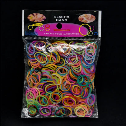Pantone Color Rainbow Rubber Bands for Loom Bracelets – Western European Style DIY Arts & Crafts Kit