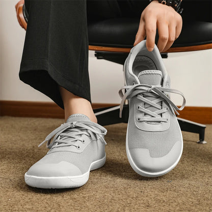 SNORW Wide Barefoot Shoes - Zero Drop Casual Sneakers for Men & Women, Perfect for Outdoor Trail Running