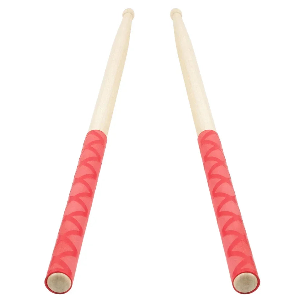 2Pcs Drumstick Grips – Anti-Slip Sweat-Absorbing Grip for 7A, 5A, 5B, 7B Drumsticks, 16.5cm Percussion Accessories