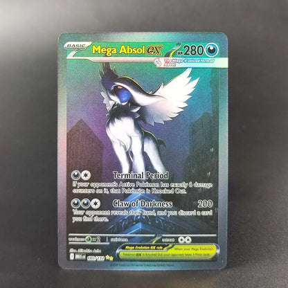 2025 Pokémon English Collection Cards Set – MEGA Dragonite, Charizard, Lucario & Gardevoir EX Anime Trading Cards Gift Toys