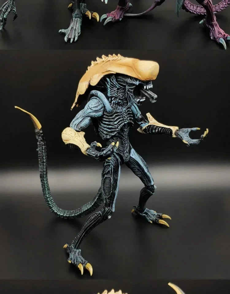 NECA Xenomorph Alien vs. Predator Action Figure — Fully Articulated Collectible with Movable Joints, Cool Toy & Gift