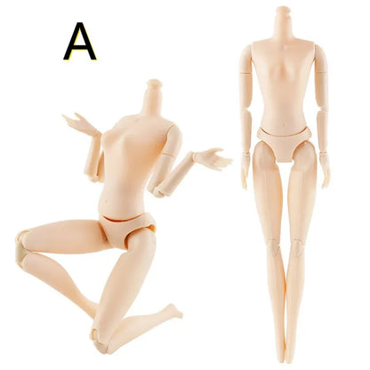 30cm Fashion Princess Babi Doll – 3D Eyes, 20-Joint DIY Plastic Doll for Girls, BJD Model